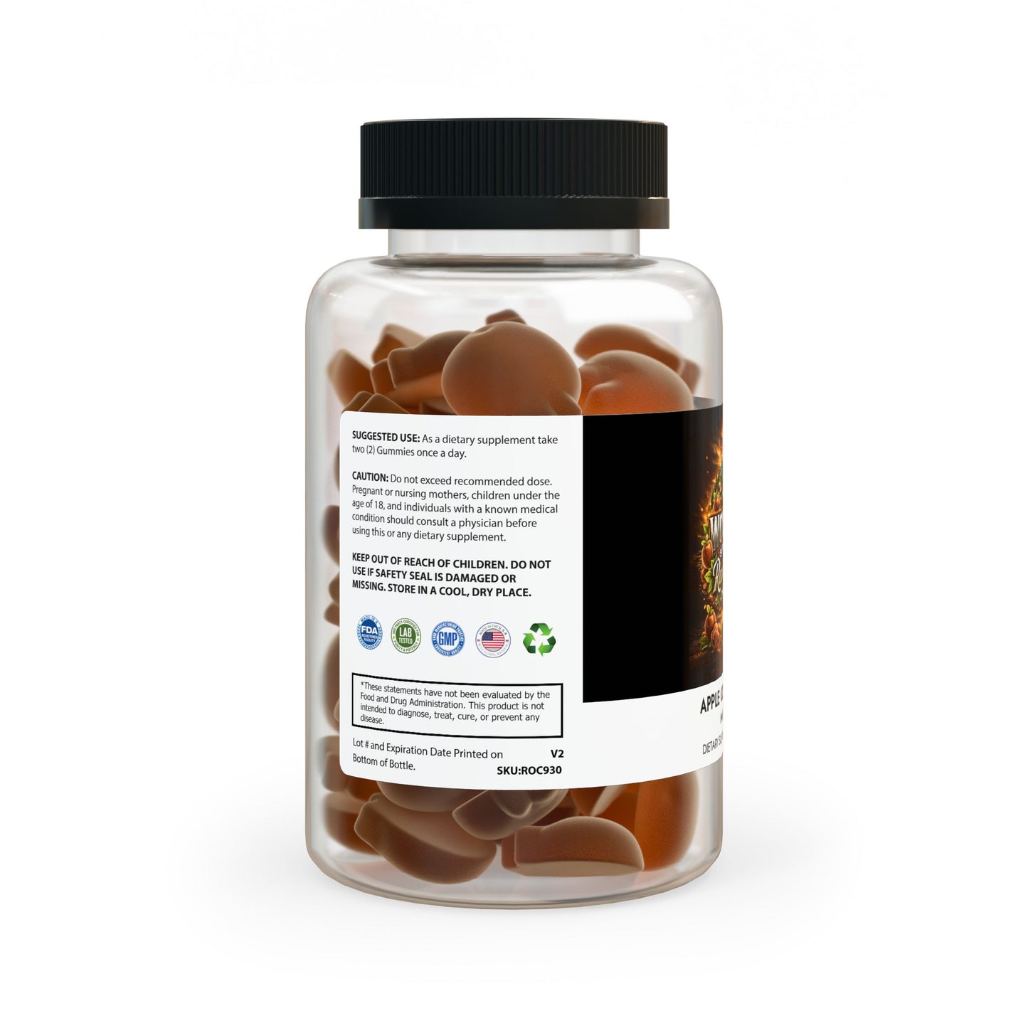 Detox-Apple Cider Vinegar Gummies (60 Gummies)