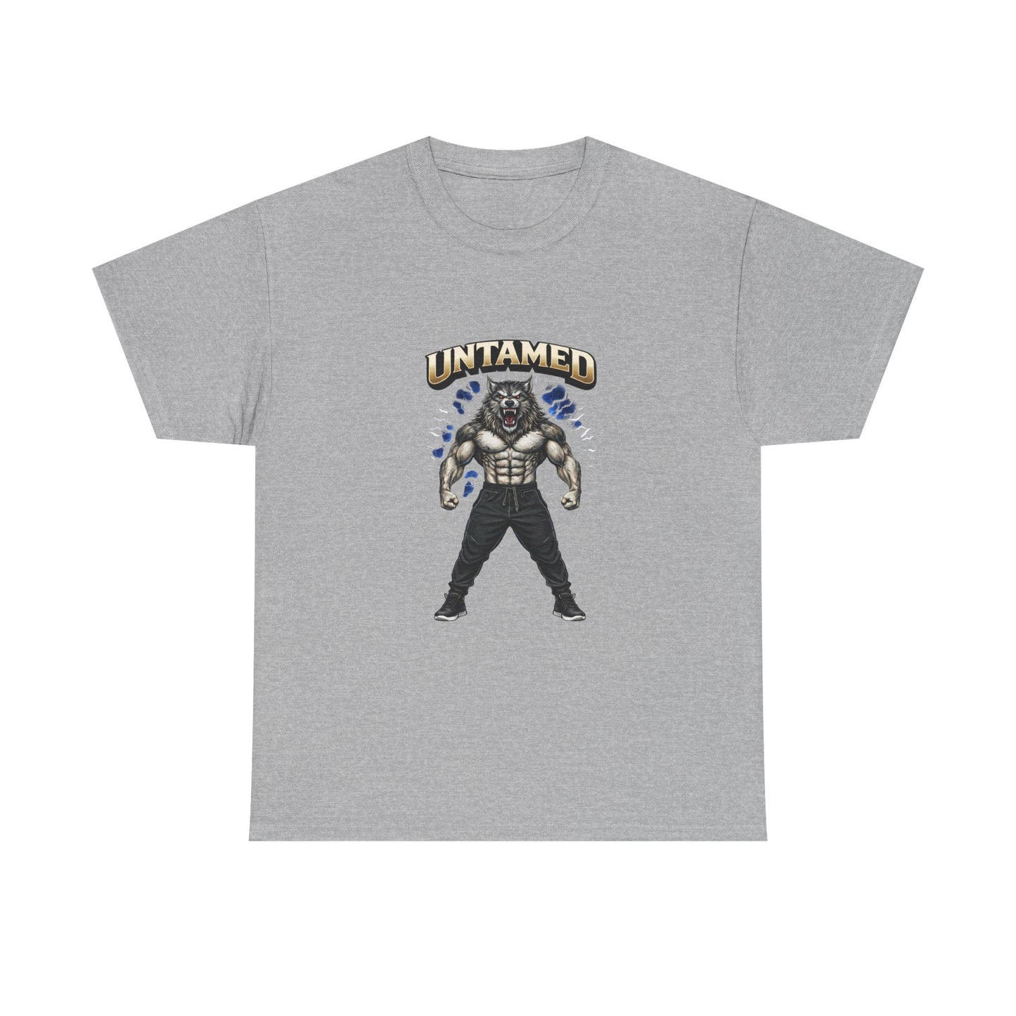 Untamed Beast Graphic Tee — Muscle Mask Creature Fitness Shirt   Gym