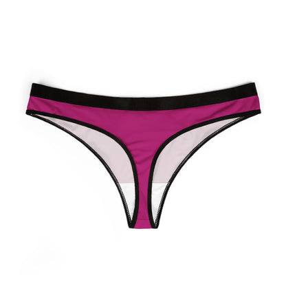 Princess Thong Panties — Pink Script Women's Lingerie