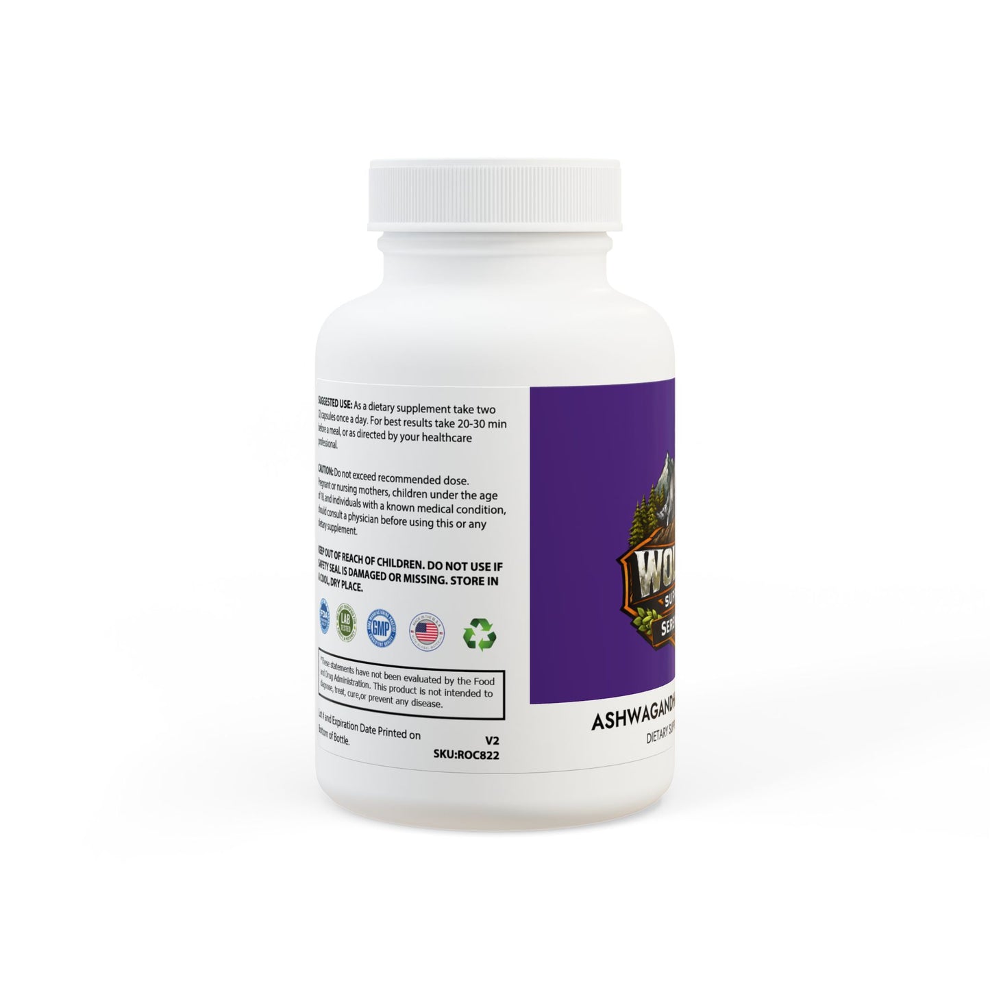 Serenity Shield-Ashwagandha and Black Pepper (60 capsules)