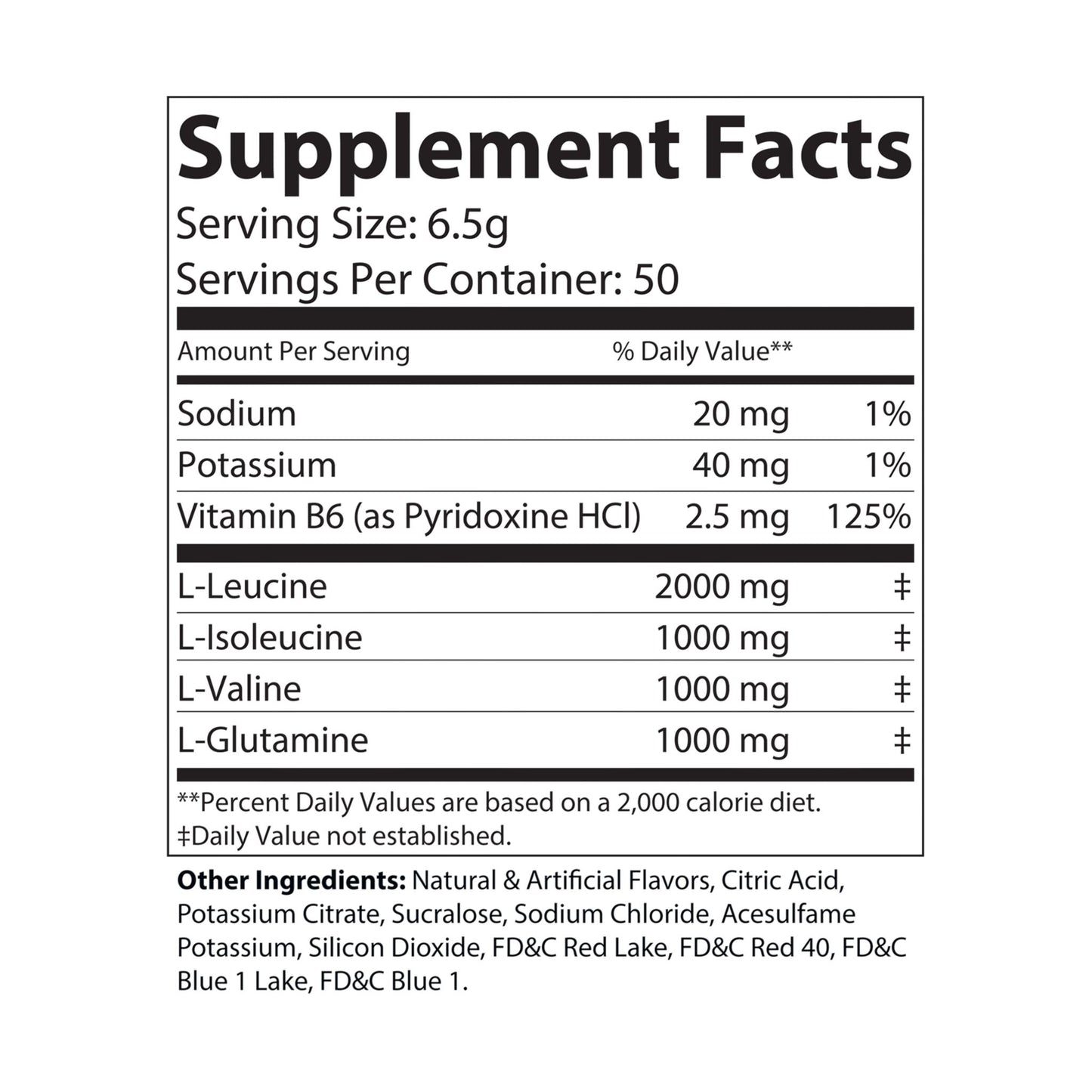 Apex Recovery-BCAA Supplement, Grape (325g, 11.46oz, 50 servings)