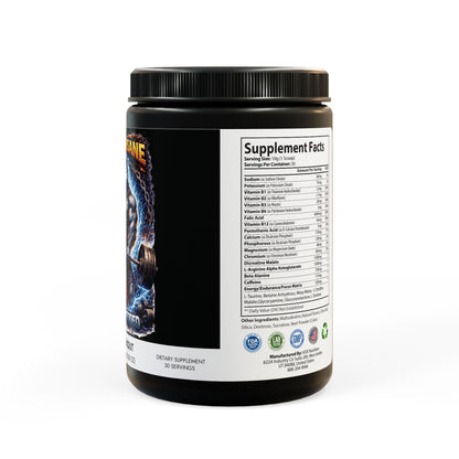 TRAIN INSANE Pre-Workout Supplement, Watermelon (300g, 10.58oz)