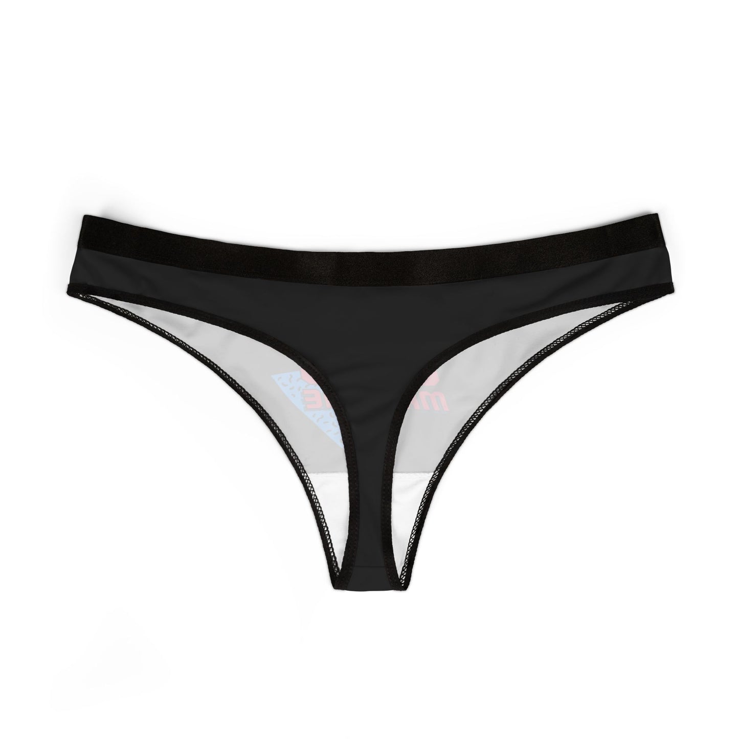 80's Made Me Thong — Retro Neon 1980s Graphic Women's Thong