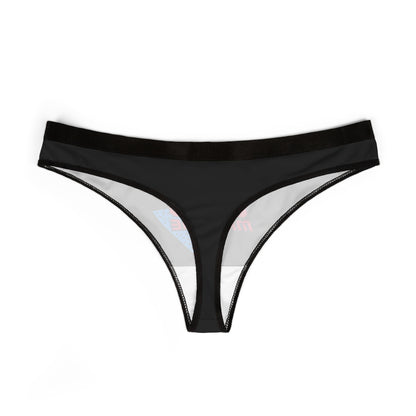80's Made Me Thong — Retro Neon 1980s Graphic Women's Thong