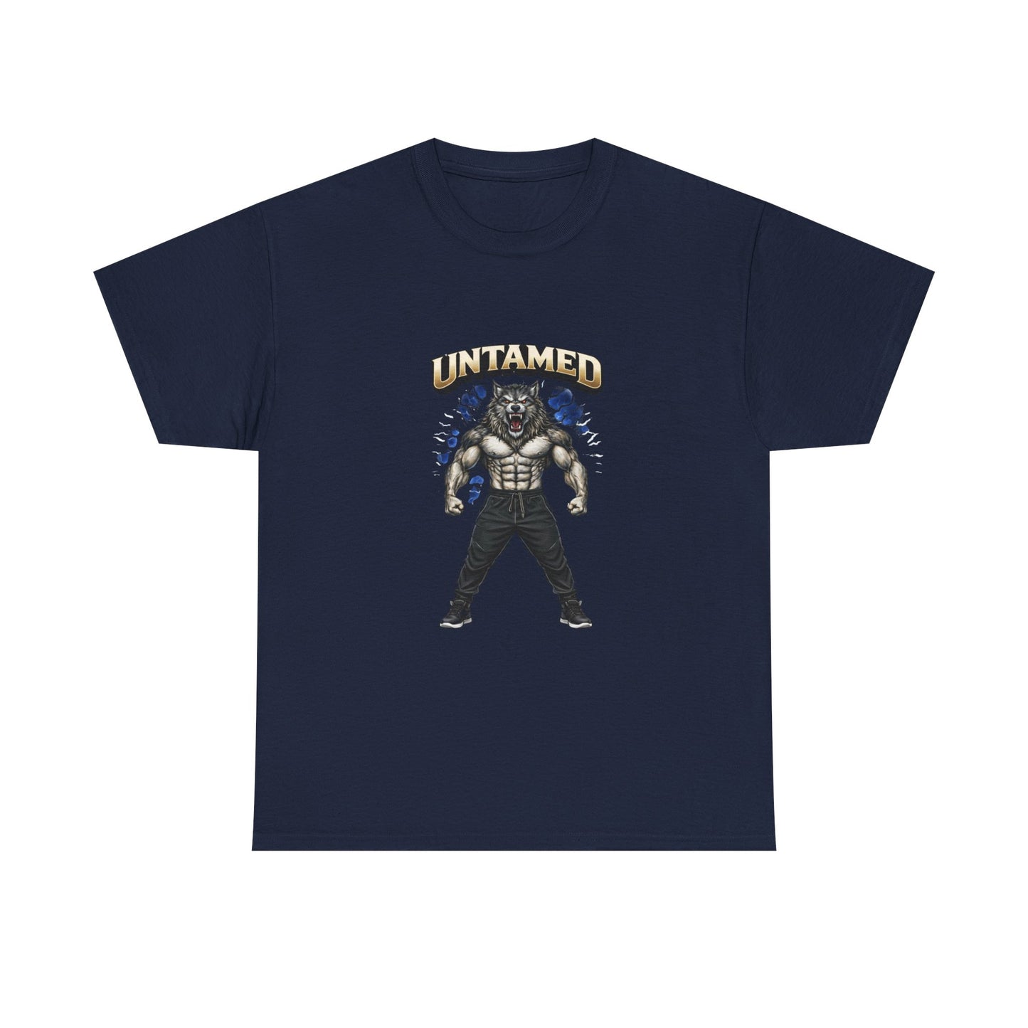 Untamed Beast Graphic Tee — Muscle Mask Creature Fitness Shirt   Gym
