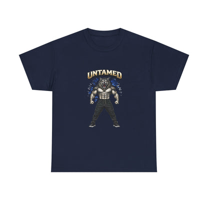 Untamed Beast Graphic Tee — Muscle Mask Creature Fitness Shirt   Gym