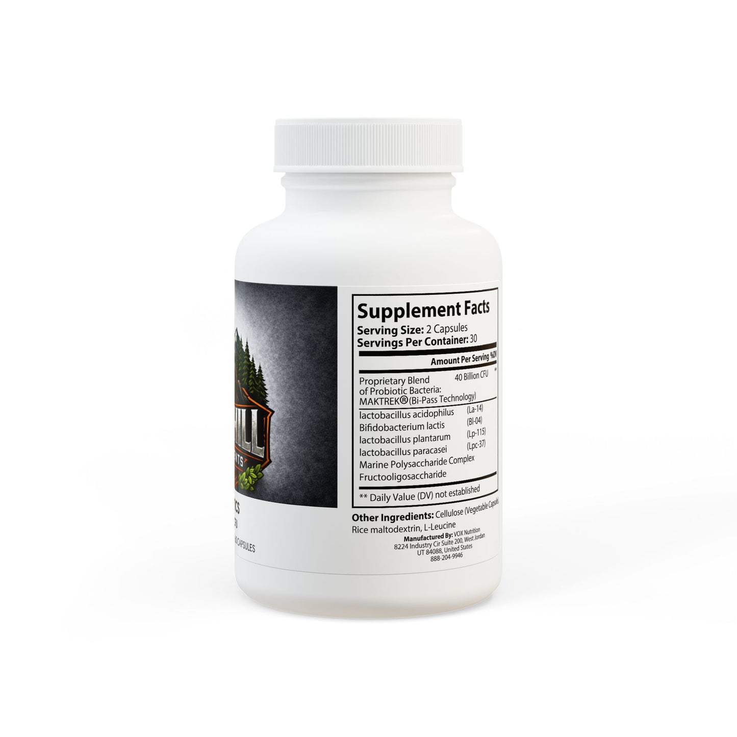 Wolf Hill Supplements Probiotics 40 Supplement (60 Capsules)