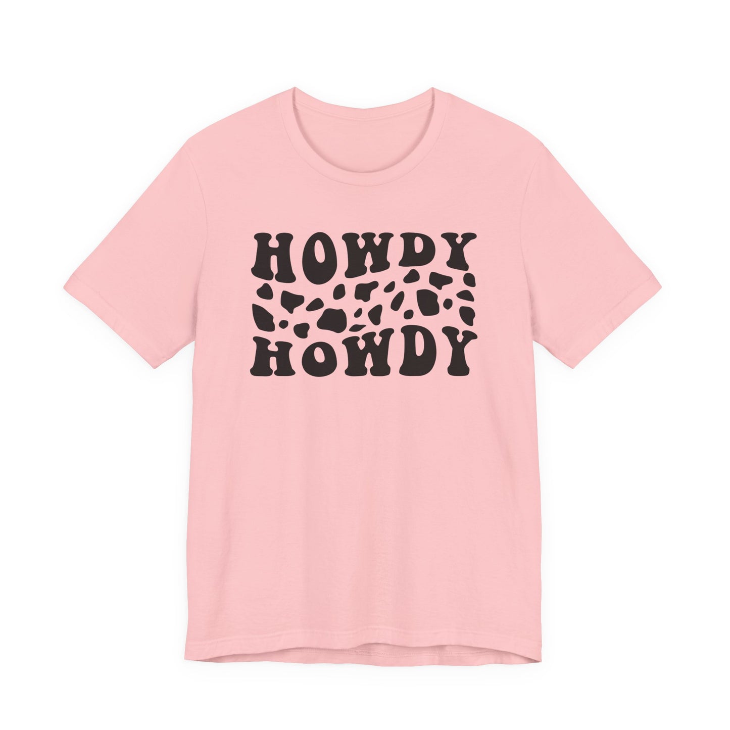 Howdy Howdy Cow Print T‑Shirt