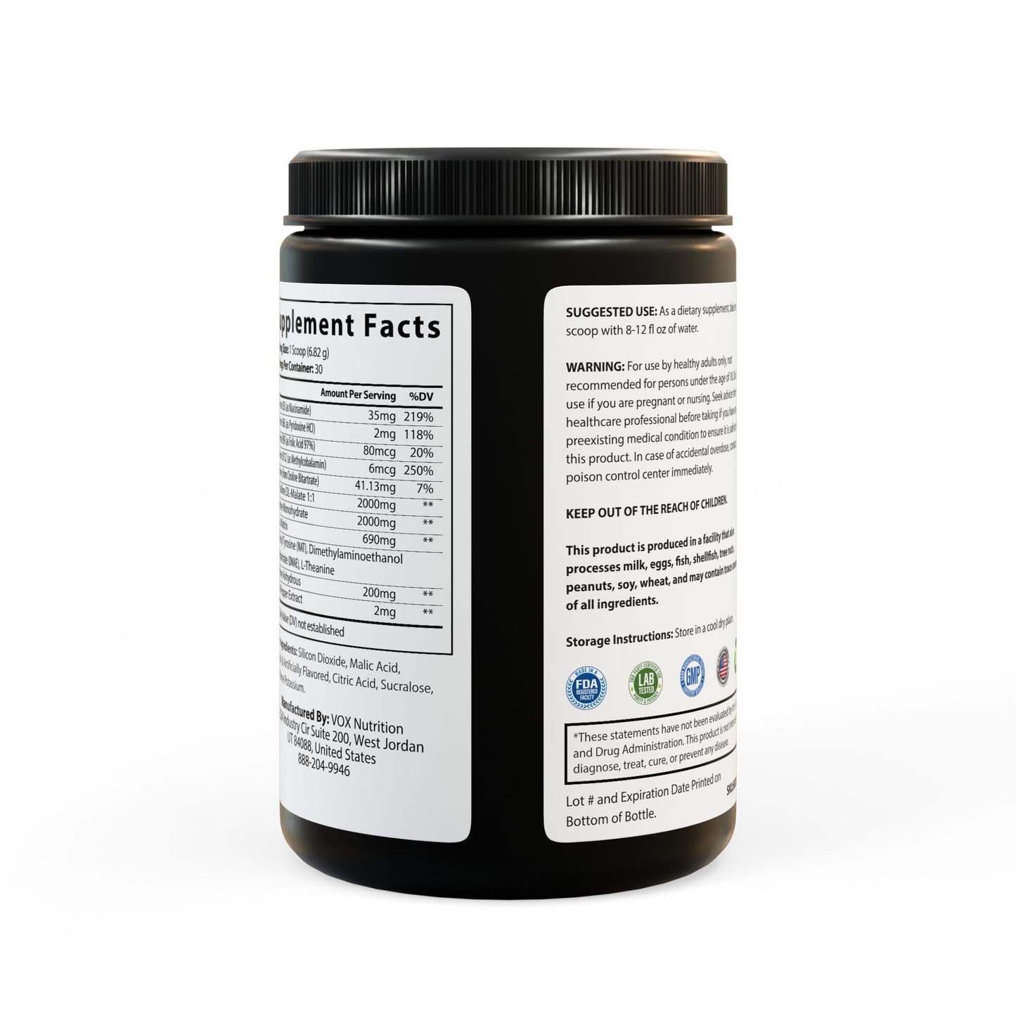 PUMPSQUATCH Pre-Workout Supplement by Untamed Fitness, Fruit Punch (204g, 7.1oz)