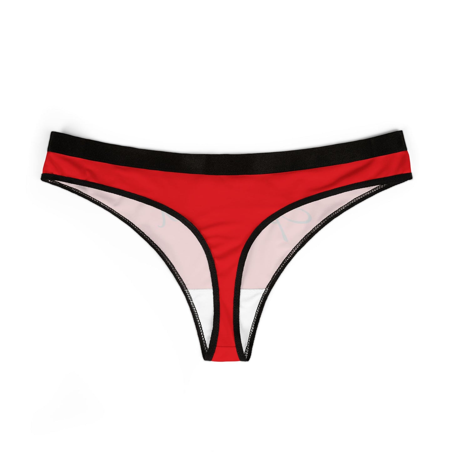 Spoiled Red Thong Panties — Women's Sexy Low-Rise Lingerie