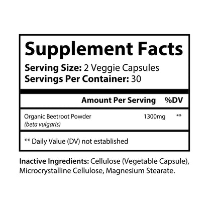 Mountain Flow Beetroot Supplement (60 Capsules)