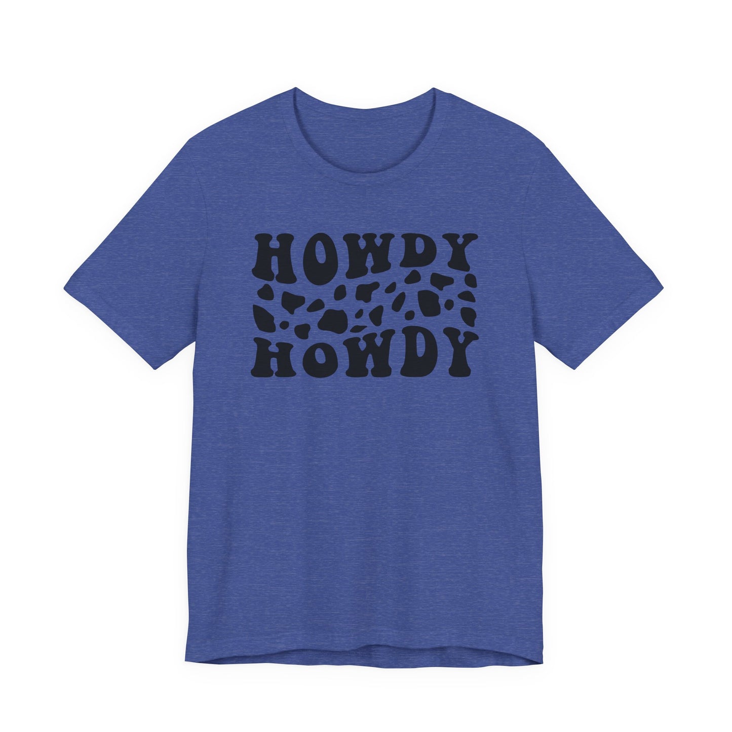 Howdy Howdy Cow Print T‑Shirt