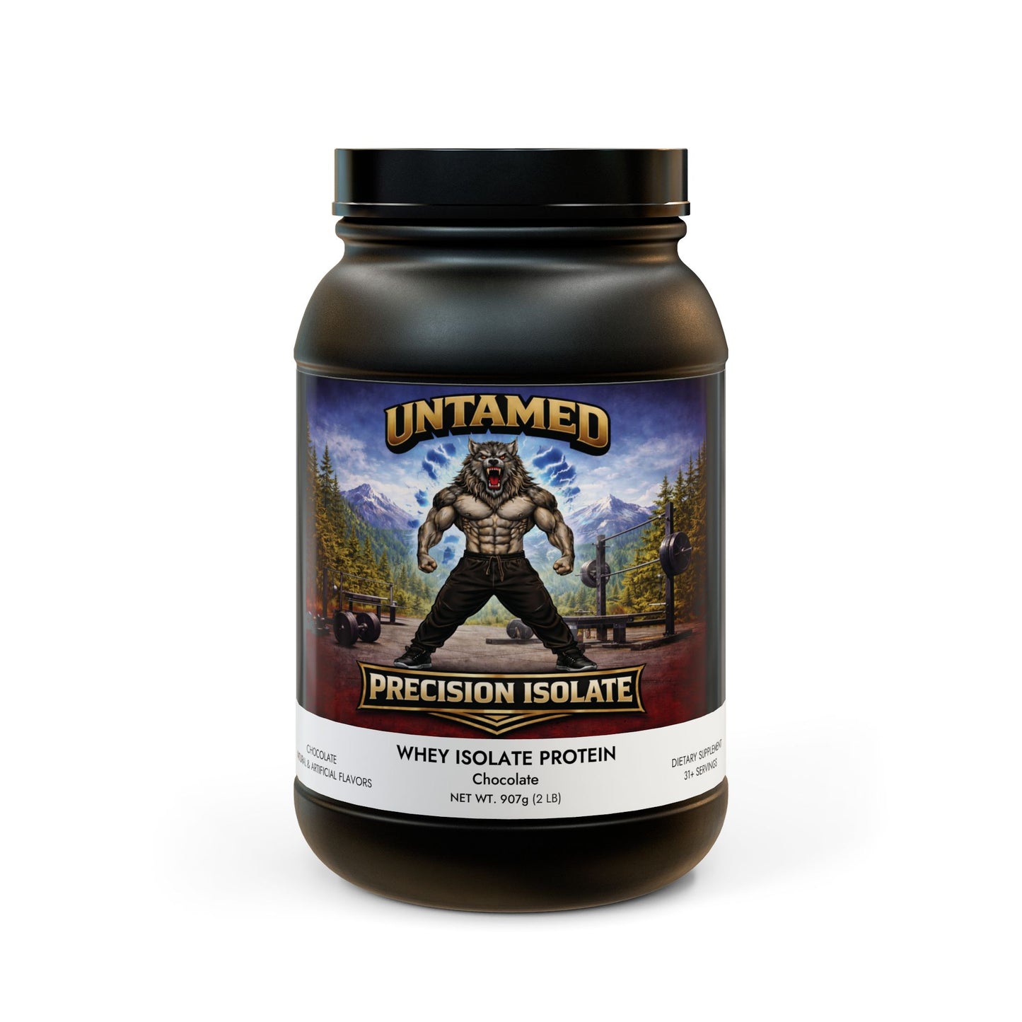Untamed Fitness Whey Isolate Protein Supplement (907g, 2lb)