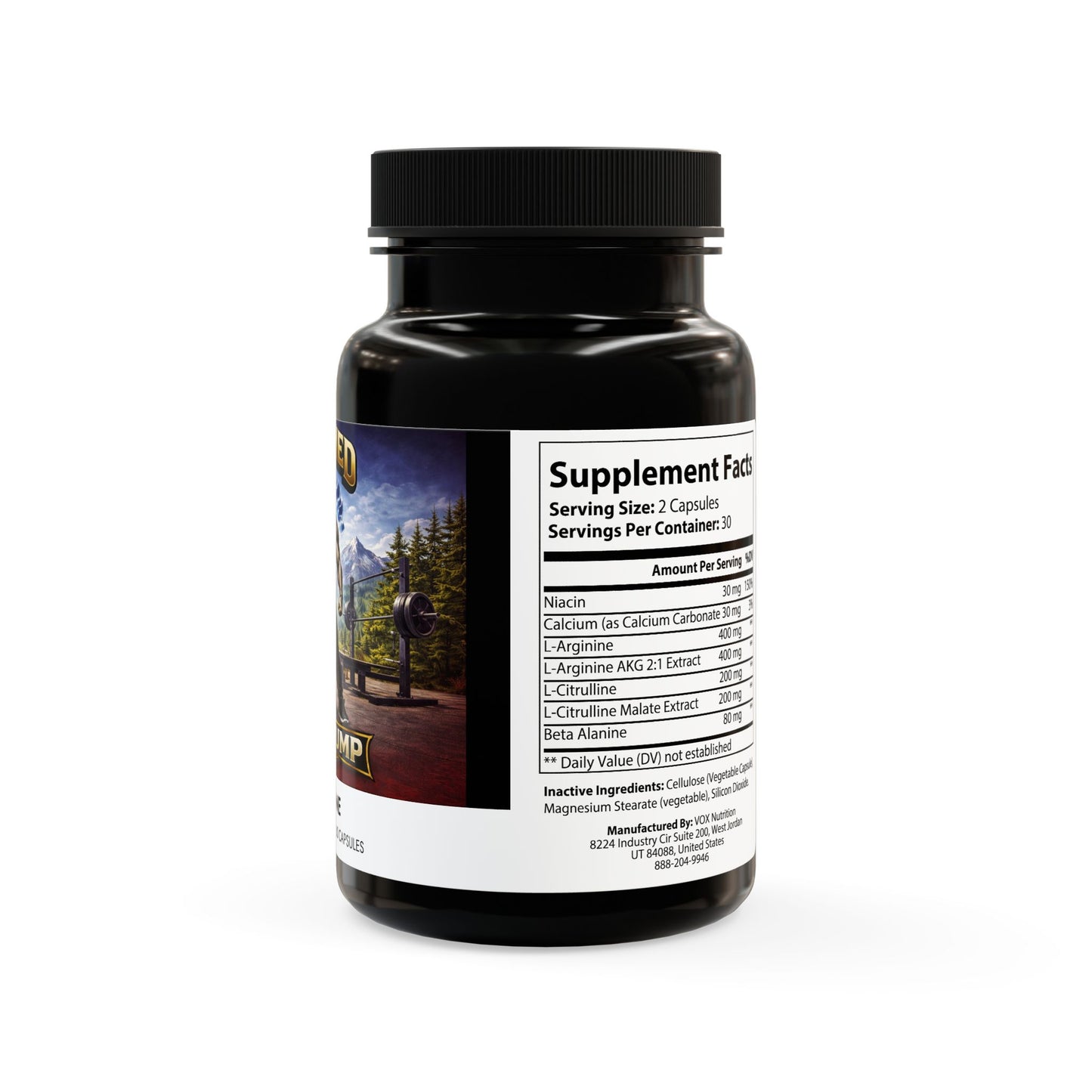 APEX PUMP L-ARGININE Supplement (60 Capsules)