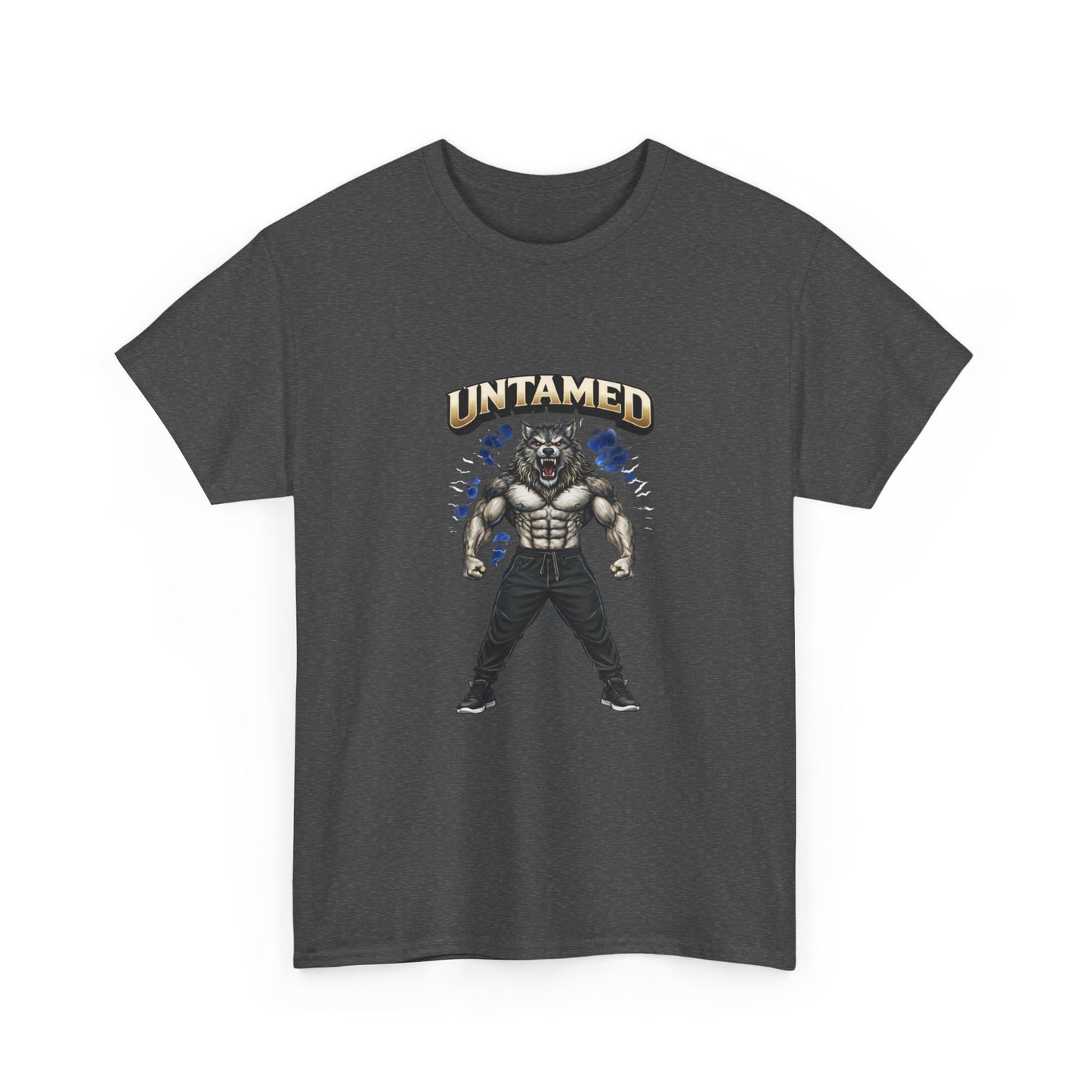 Untamed Beast Graphic Tee — Muscle Mask Creature Fitness Shirt   Gym