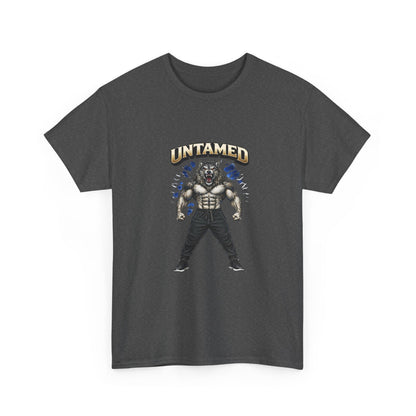 Untamed Beast Graphic Tee — Muscle Mask Creature Fitness Shirt   Gym