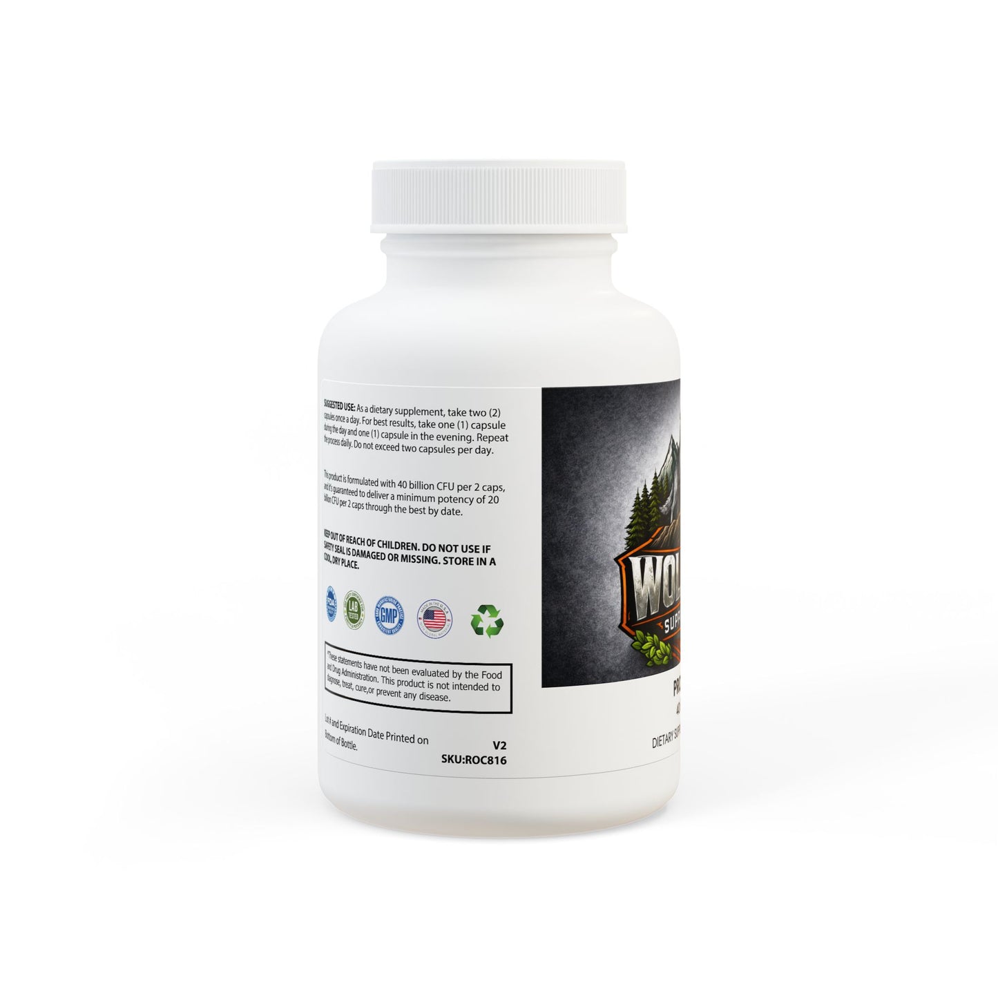 Wolf Hill Supplements Probiotics 40 Supplement (60 Capsules)