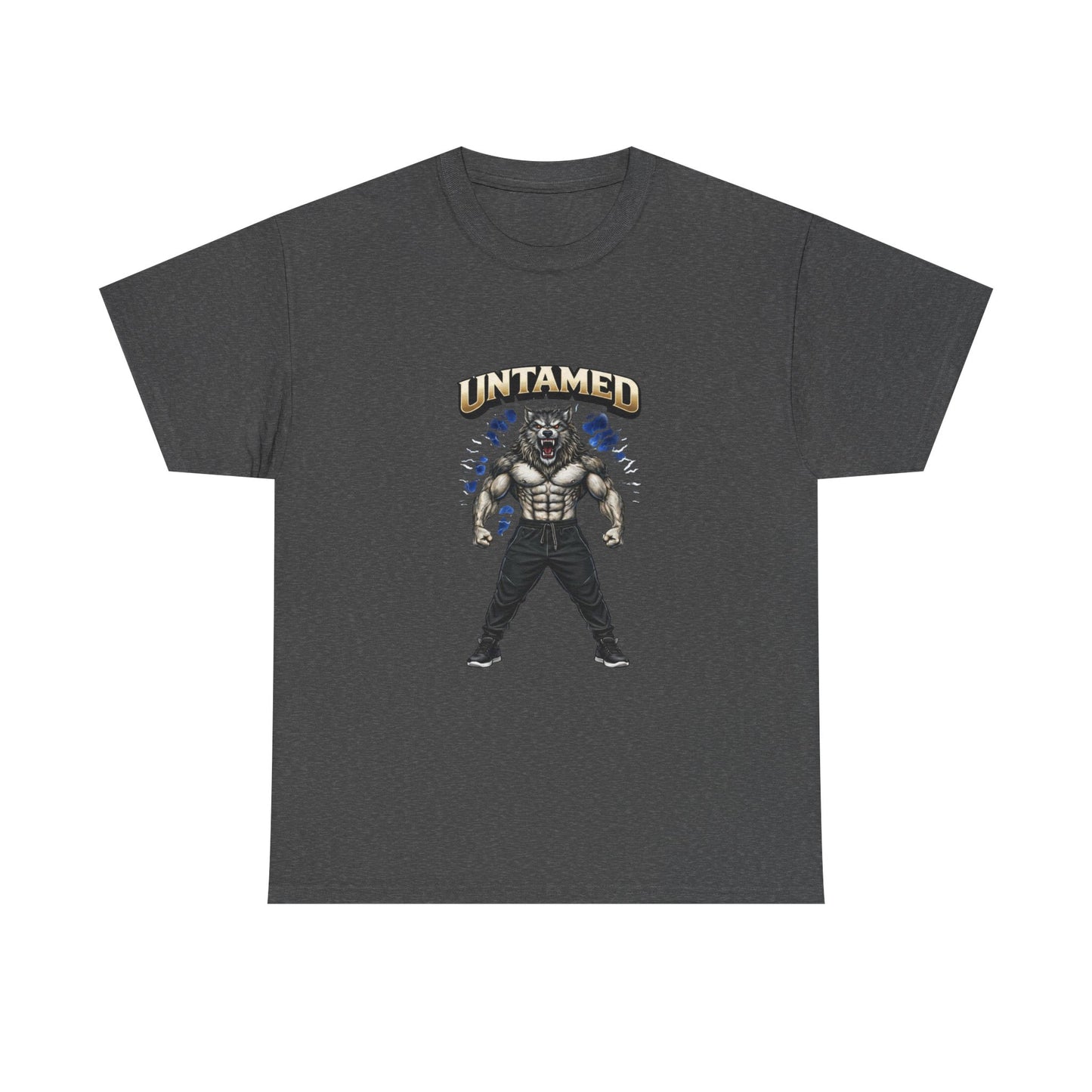 Untamed Beast Graphic Tee — Muscle Mask Creature Fitness Shirt   Gym