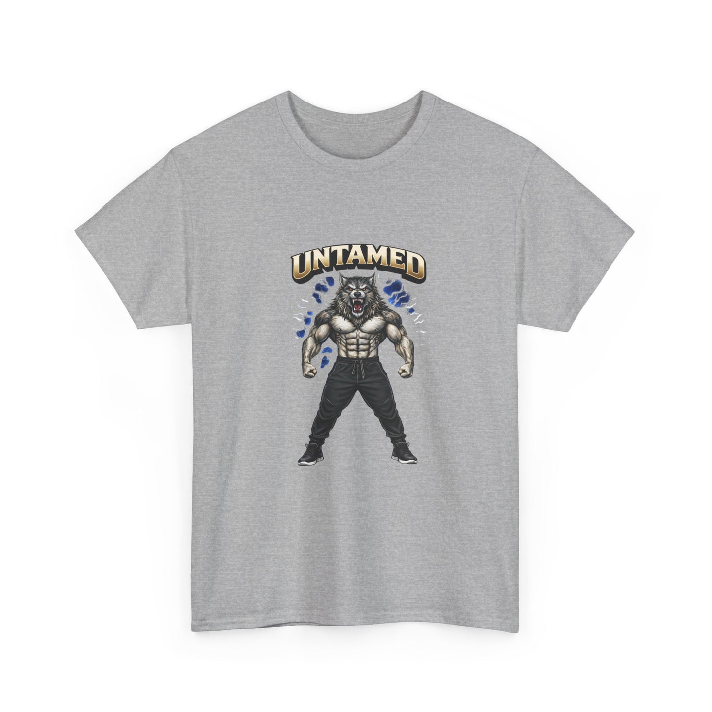 Untamed Beast Graphic Tee — Muscle Mask Creature Fitness Shirt   Gym