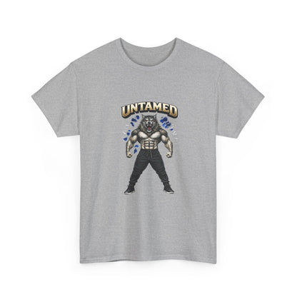 Untamed Beast Graphic Tee — Muscle Mask Creature Fitness Shirt   Gym