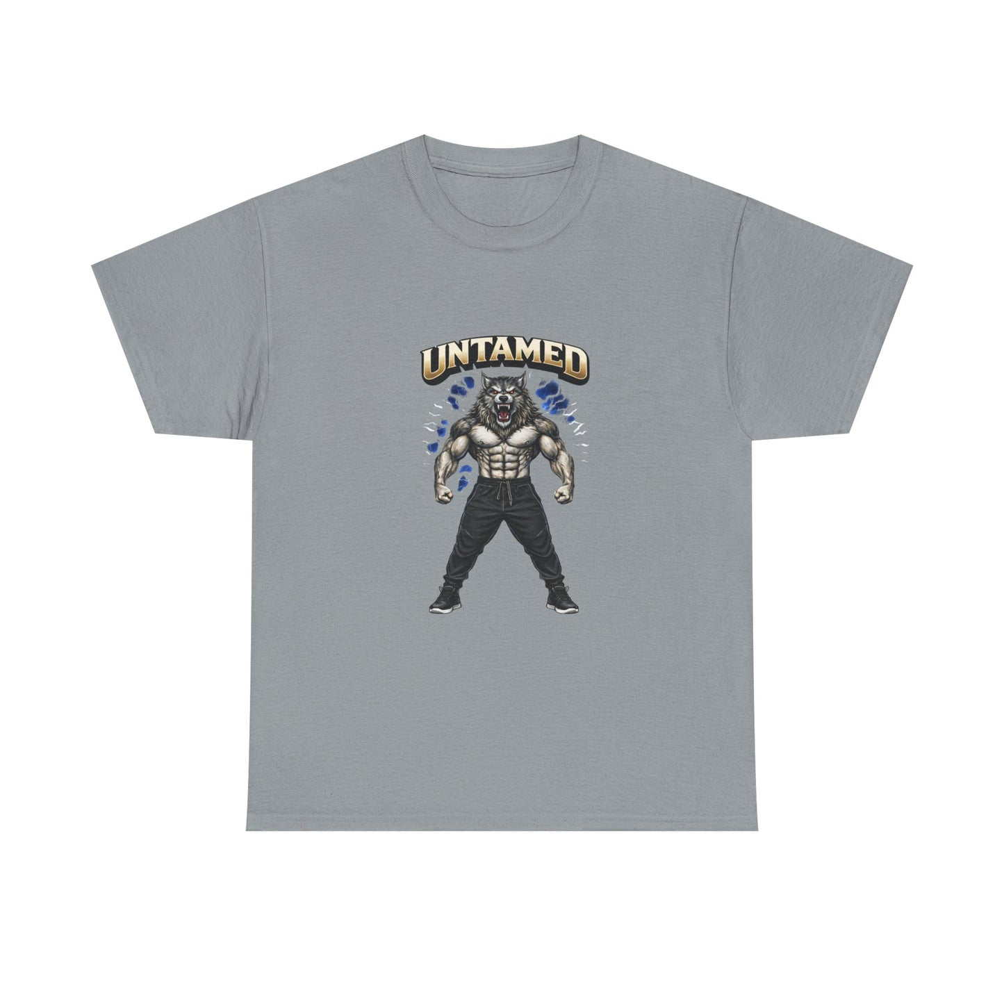 Untamed Beast Graphic Tee — Muscle Mask Creature Fitness Shirt   Gym