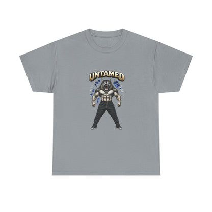 Untamed Beast Graphic Tee — Muscle Mask Creature Fitness Shirt   Gym