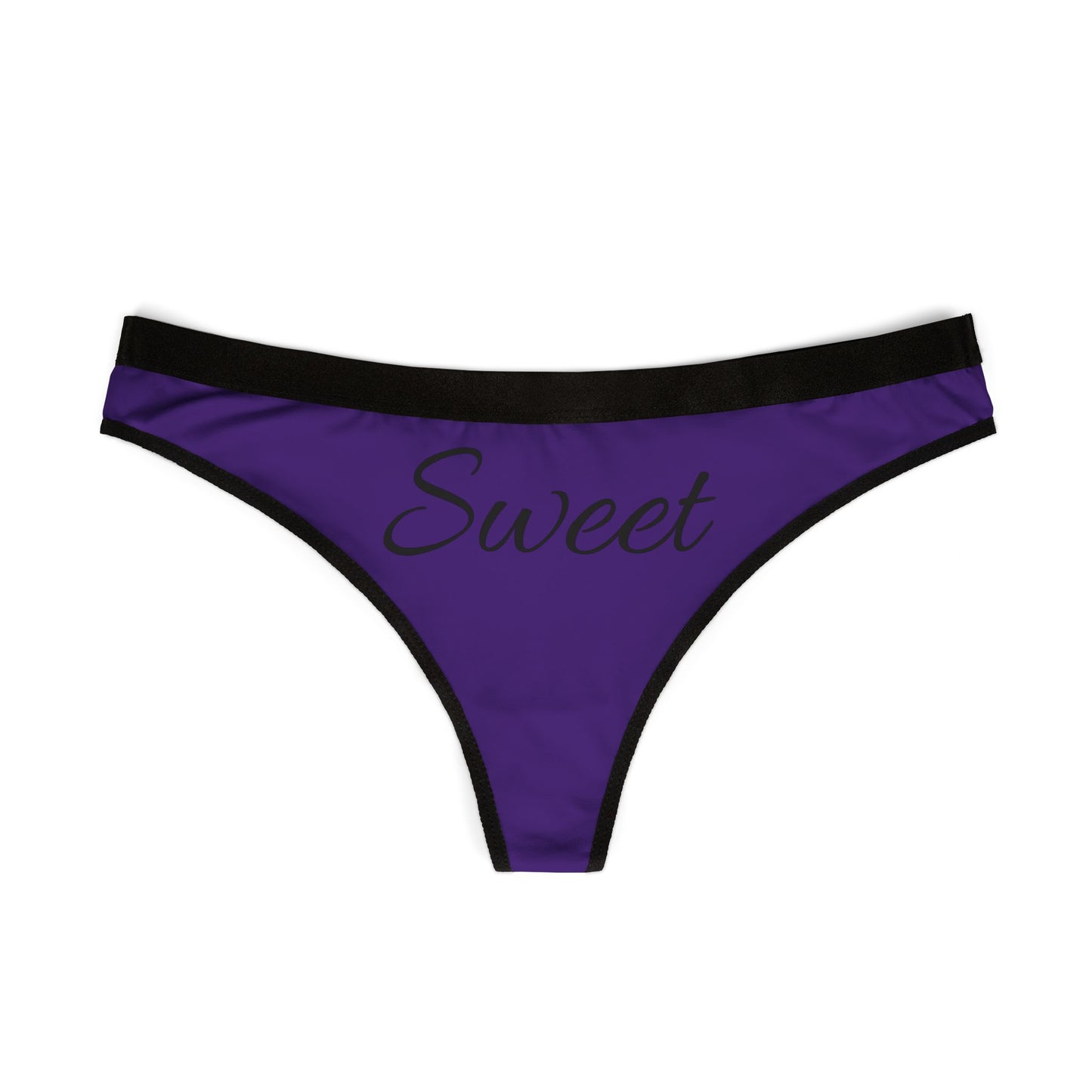 Sweet Purple Women's Thong — Sexy Comfort Panty