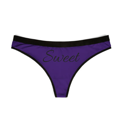 Sweet Purple Women's Thong — Sexy Comfort Panty