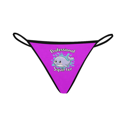 Novelty Squirter Women's G-String Panties