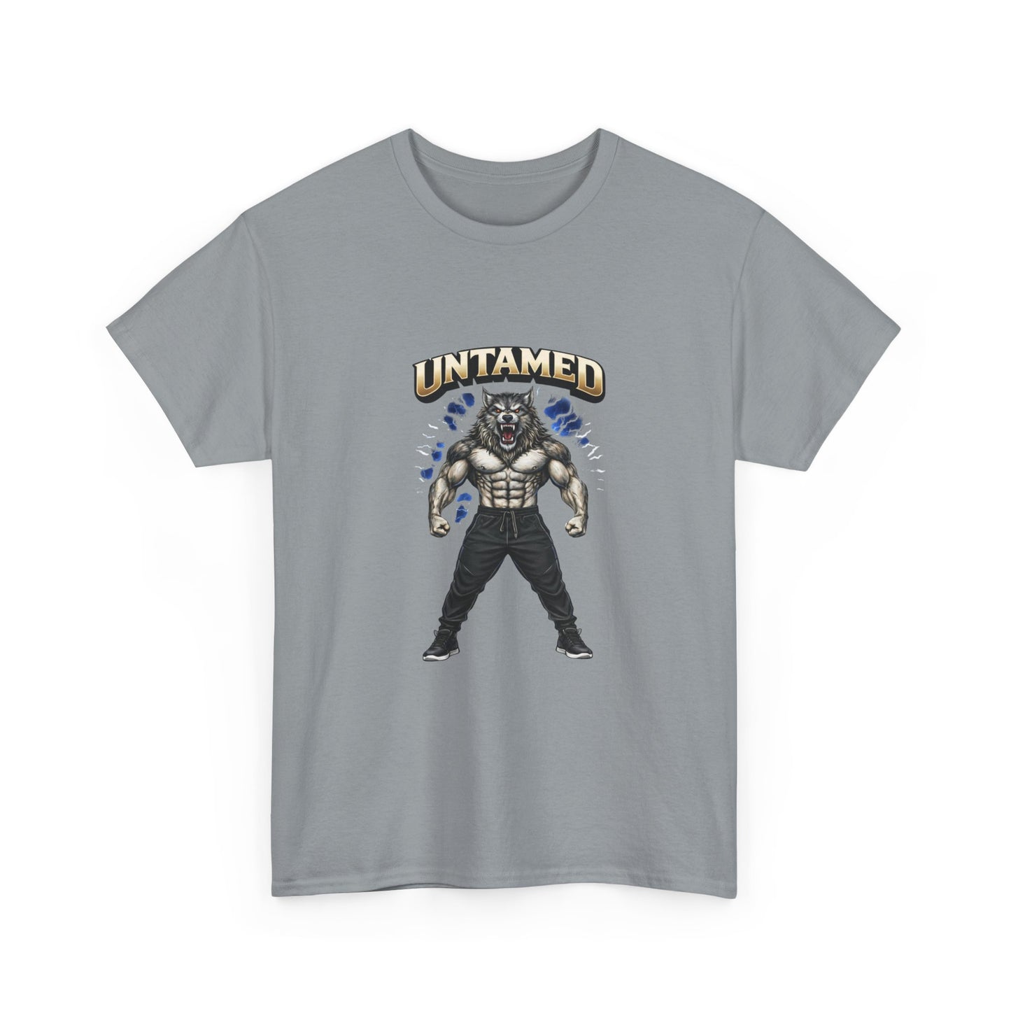 Untamed Beast Graphic Tee — Muscle Mask Creature Fitness Shirt   Gym