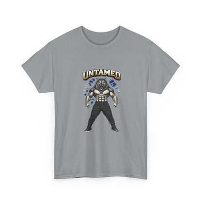 Untamed Beast Graphic Tee — Muscle Mask Creature Fitness Shirt   Gym