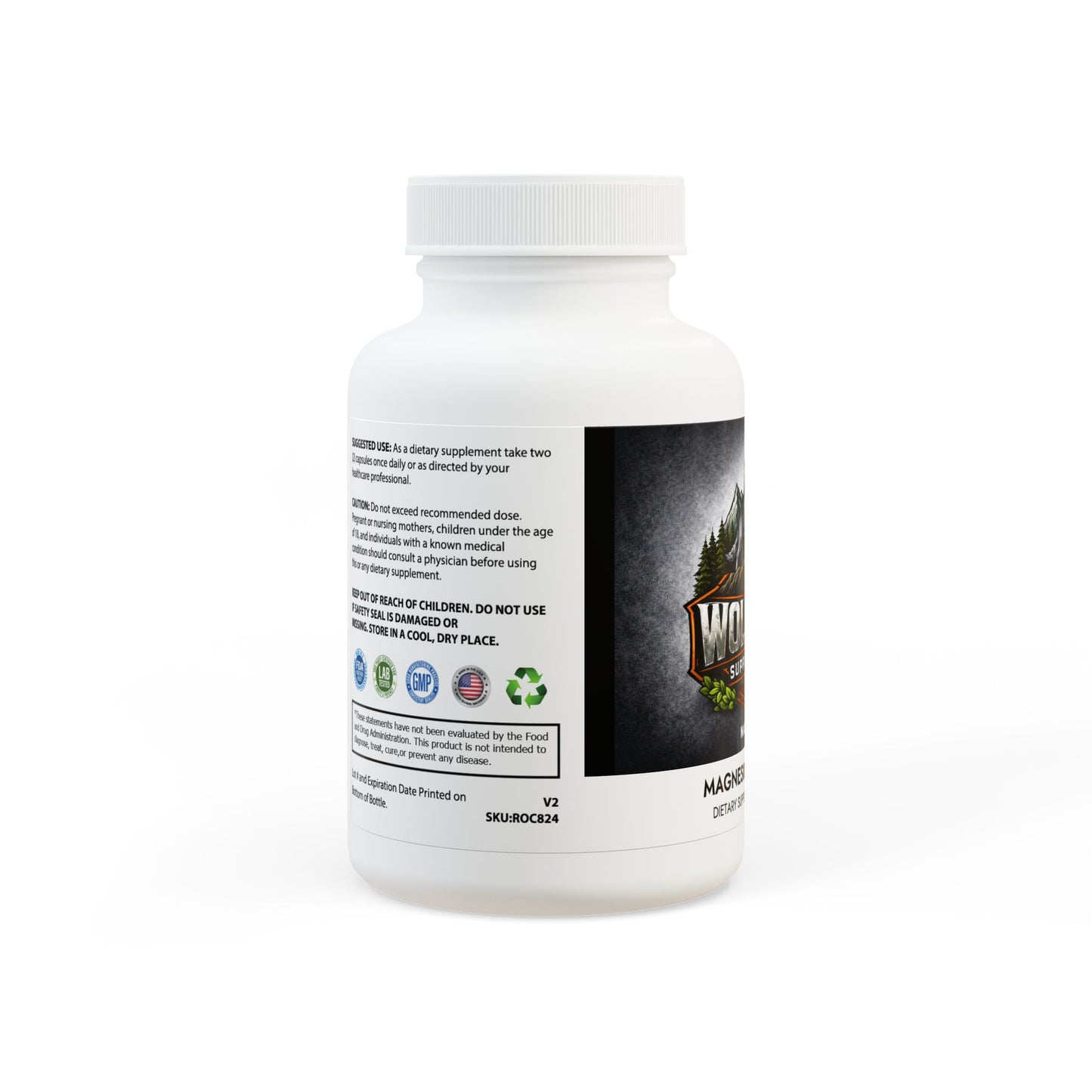 MAG 250-Magnesium Glycinate Supplement (60 Capsules)
