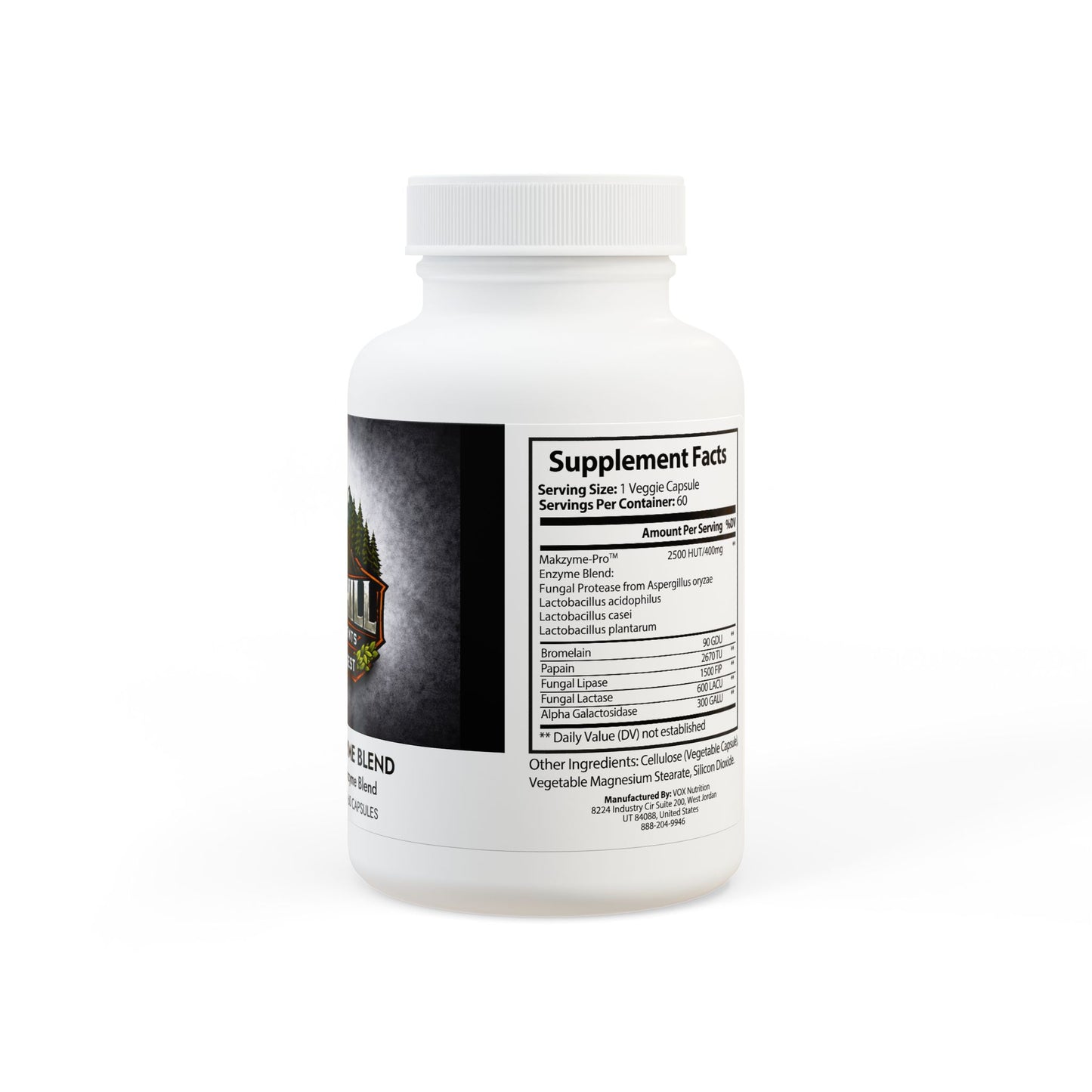 Elite Digest-Digestive Enzyme Blend Supplement (60 Capsules)