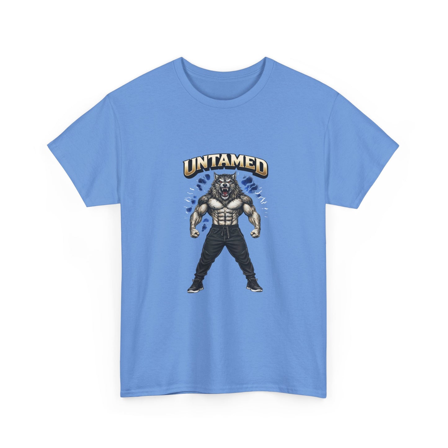 Untamed Beast Graphic Tee — Muscle Mask Creature Fitness Shirt   Gym