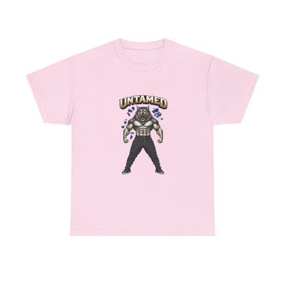 Untamed Beast Graphic Tee — Muscle Mask Creature Fitness Shirt   Gym