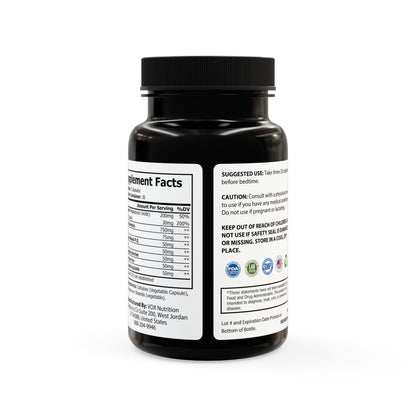 Outlaw Vitality Male Blend Complex Magnesium Zinc Supplement (90 Capsules)