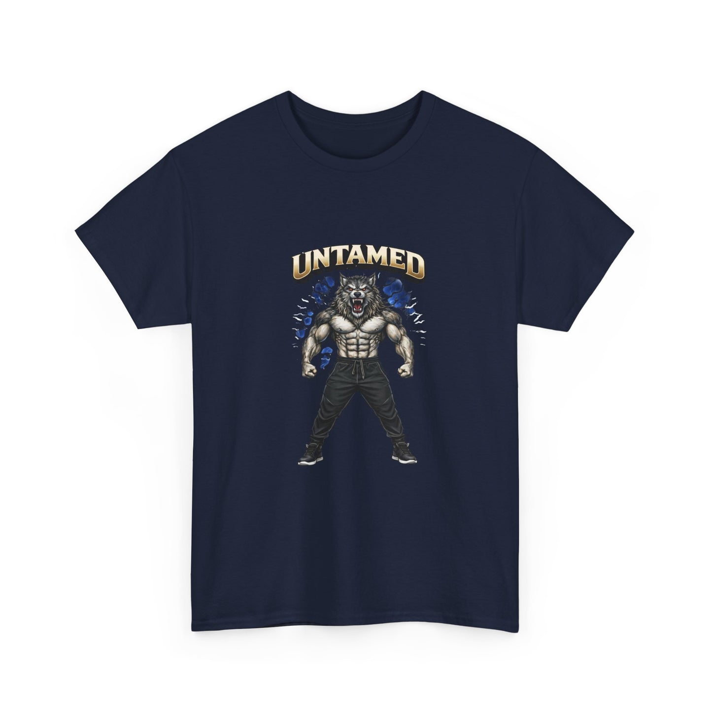 Untamed Beast Graphic Tee — Muscle Mask Creature Fitness Shirt   Gym