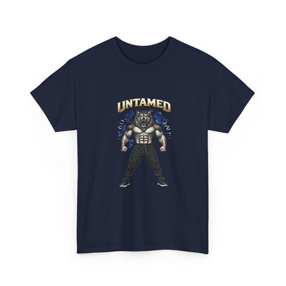 Untamed Beast Graphic Tee — Muscle Mask Creature Fitness Shirt   Gym