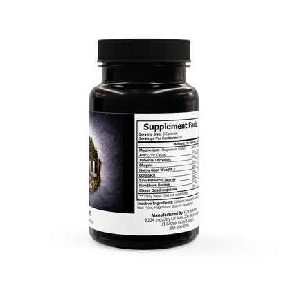 Outlaw Vitality Male Blend Complex Magnesium Zinc Supplement (90 Capsules)