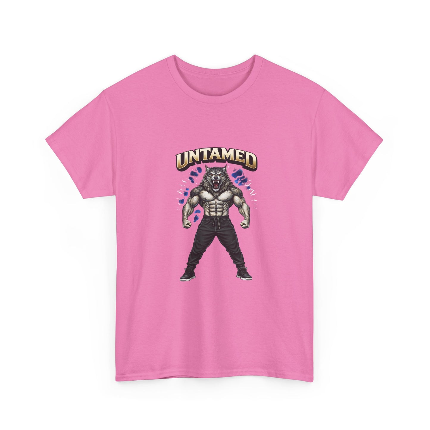 Untamed Beast Graphic Tee — Muscle Mask Creature Fitness Shirt   Gym