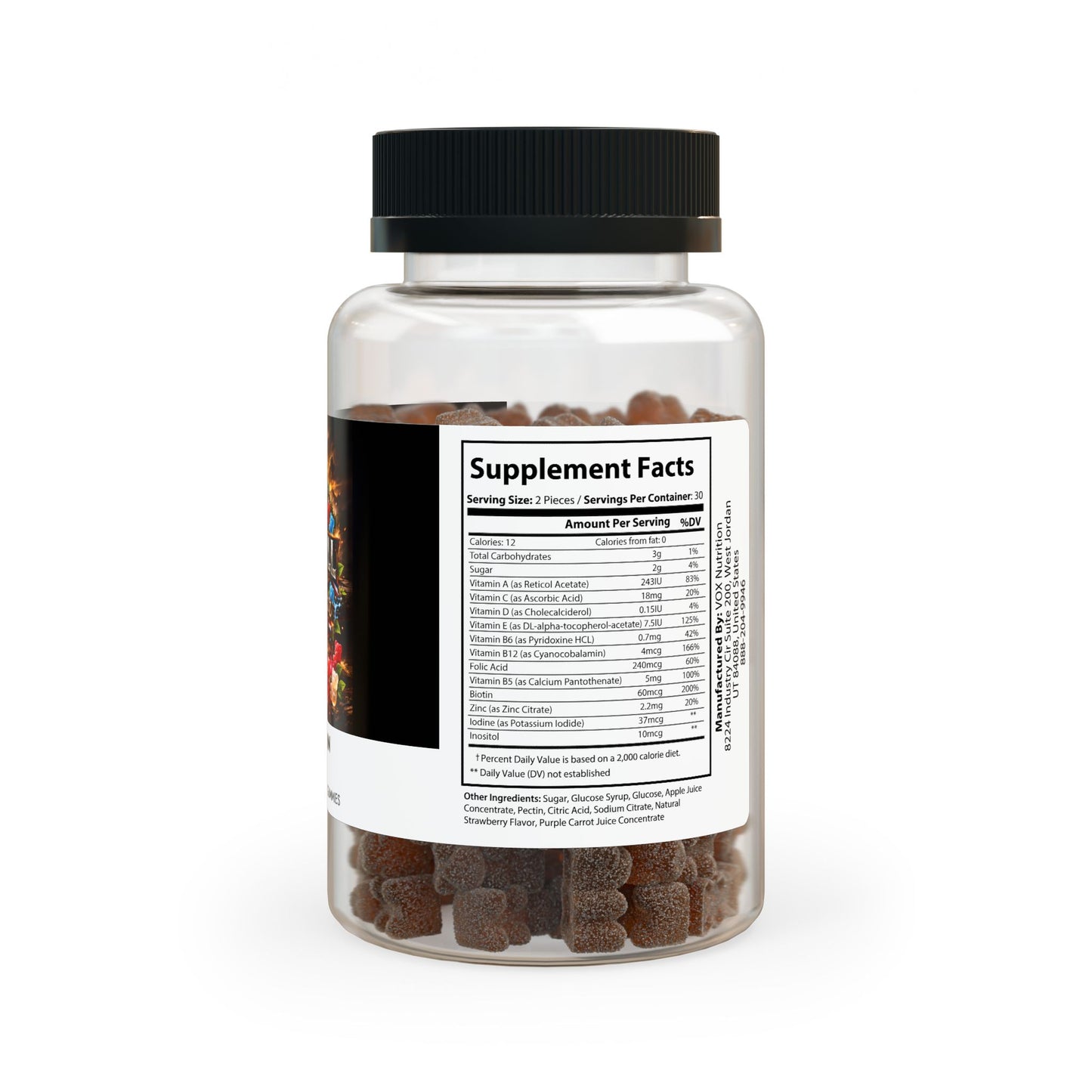 Ranchbear Energy-Multivitamin Gummies for Adults (60 Gummies)