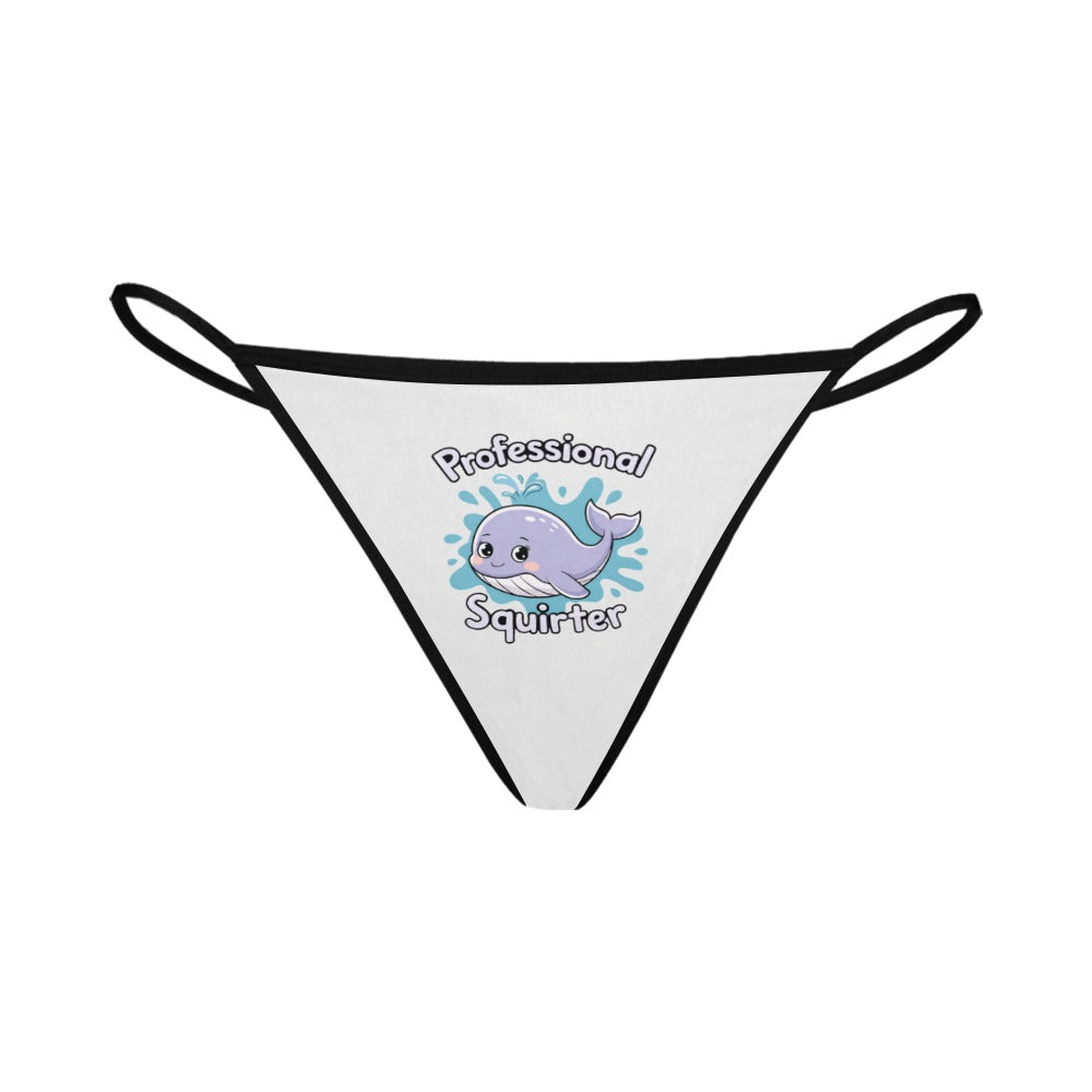 Novelty Squirter Women's G-String Panties