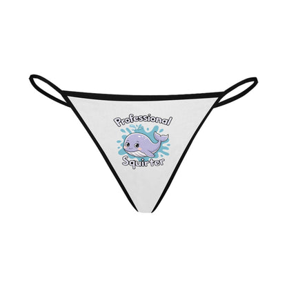Novelty Squirter Women's G-String Panties