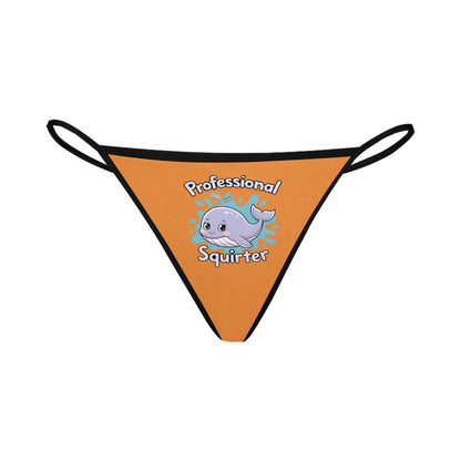 Novelty Squirter Women's G-String Panties