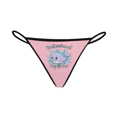 Novelty Squirter Women's G-String Panties