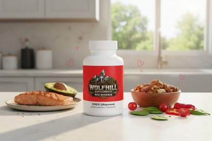 Red Reserve CoQ10 with Heart-Healthy Foods